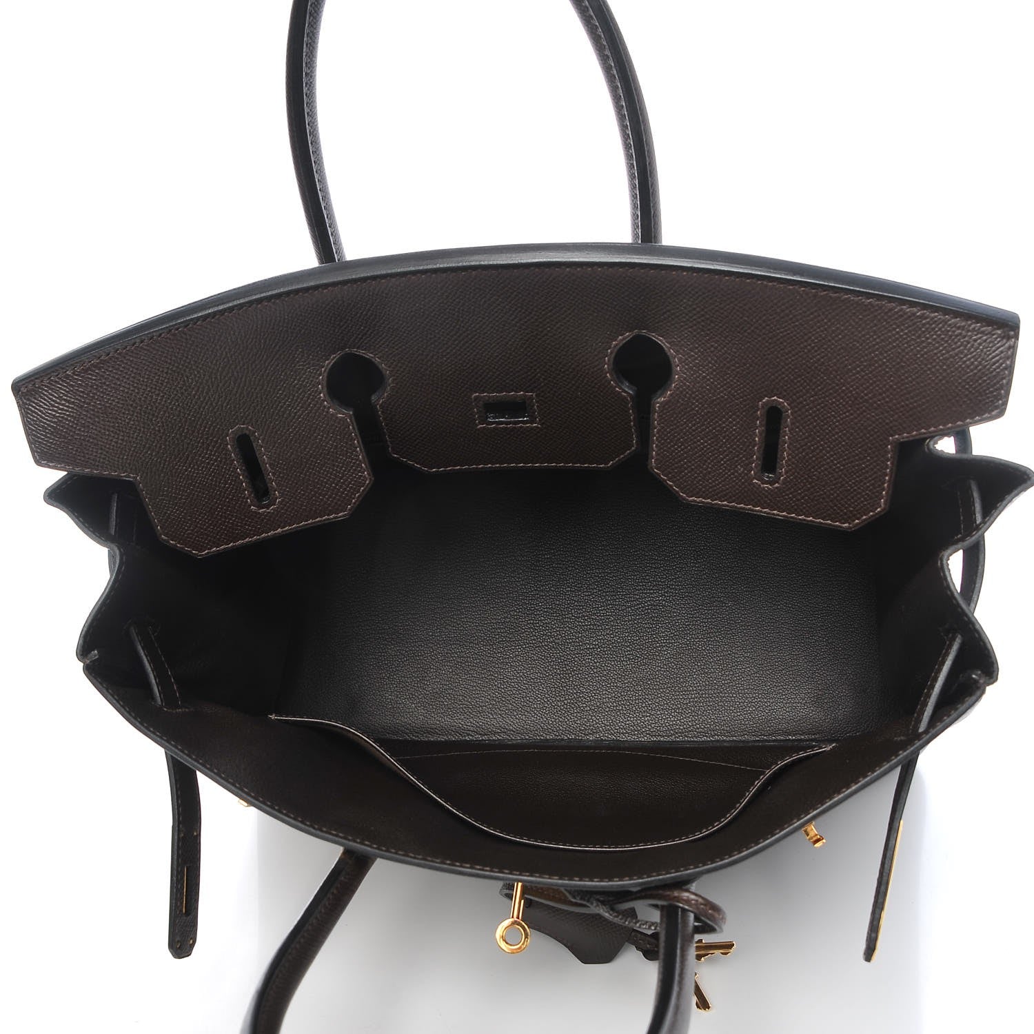 Hermes Courchevel Birkin 35 Chocolate 8 of 33