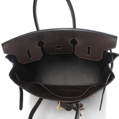 Hermes Courchevel Birkin 35 Chocolate 8 of 33