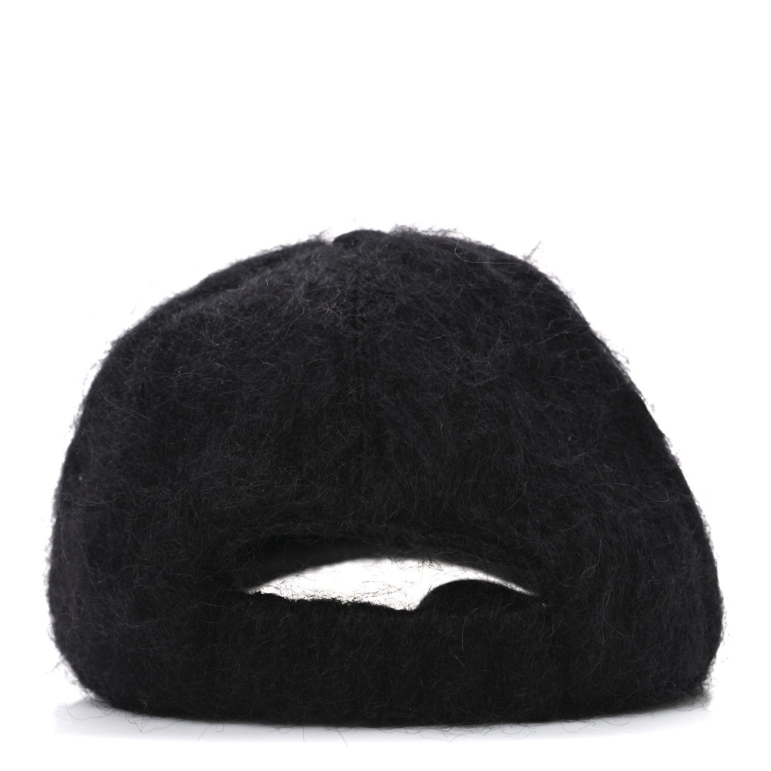 Gucci Mohair GG Lauren Baseball Hat L Black 6 of 8