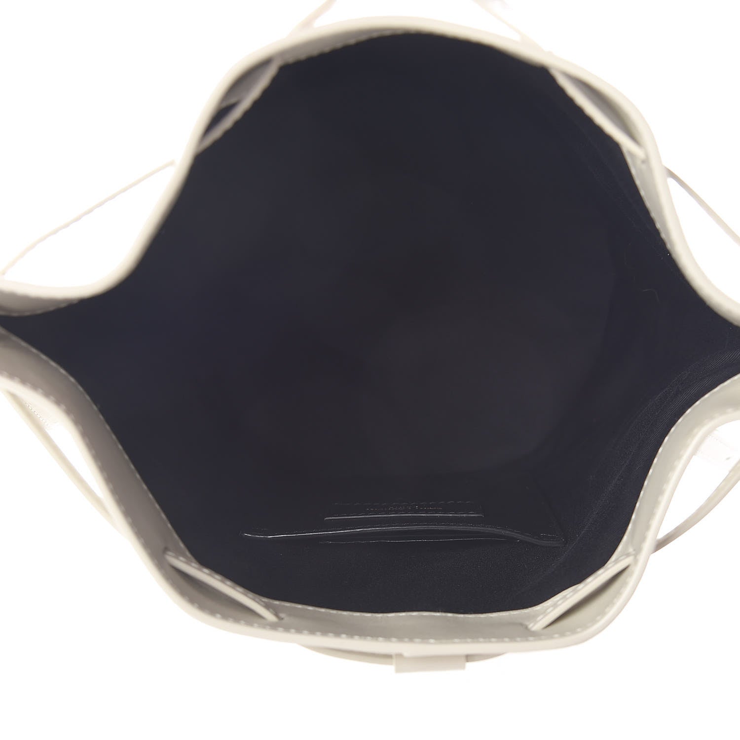 Saint Laurent Smooth Calfskin Medium Talitha Bucket Bag Vintage White 5 of 9