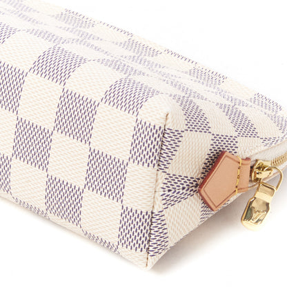Louis Vuitton Damier Azur Cosmetic Pouch 4 of 7