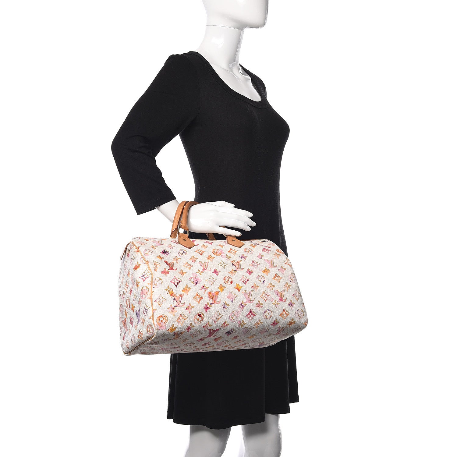 Louis Vuitton Watercolor Aquarelle Speedy 35 White 2 of 25