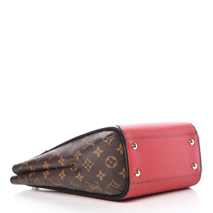 Louis Vuitton Calfskin Monogram Kimono Tote PM Cherry 4 of 8