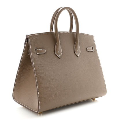 Hermes Epsom Birkin Sellier 25 Etoupe 3 of 11