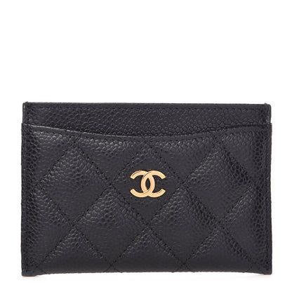 Chanel Caviar Quilted Card Holder Black 1 of 9