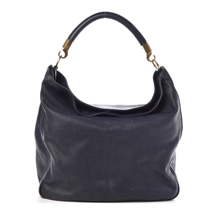 Saint Laurent Goatskin Large Roady Hobo Navy 1 of 12
