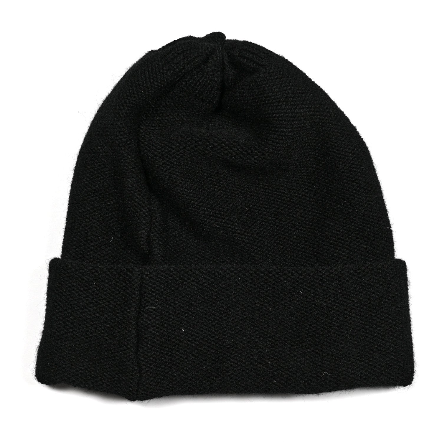 Chanel Cashmere CC Beanie Hat Black 2 of 4