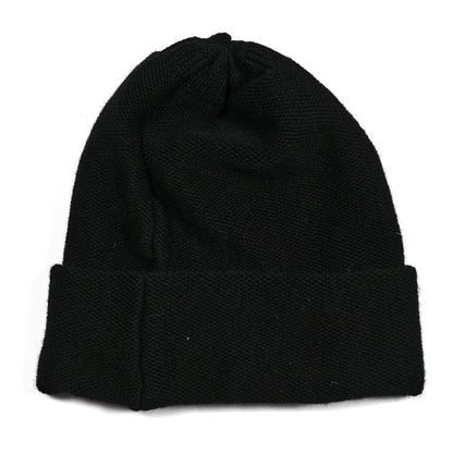 Chanel Cashmere CC Beanie Hat Black 2 of 4