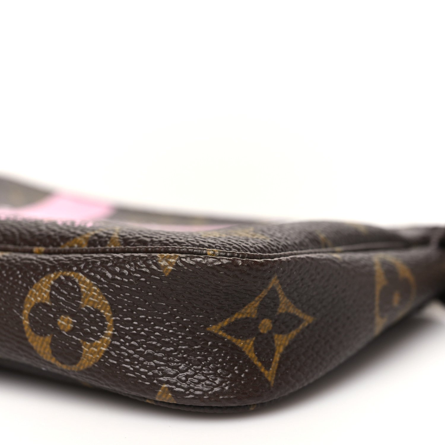 Louis Vuitton Monogram V Porto Cervo Mini Pochette Accessories Rose Ballerine 10 of 11
