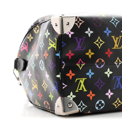 Louis Vuitton LV X TM Monogram Multicolor Speedy Soft 30 Black 8 of 9