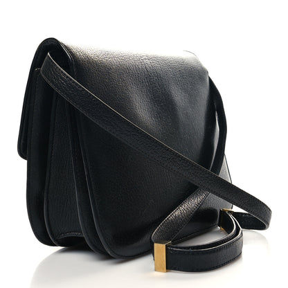 Celine Goatskin Medium Classic Box Flap Bag Black 3 of 15