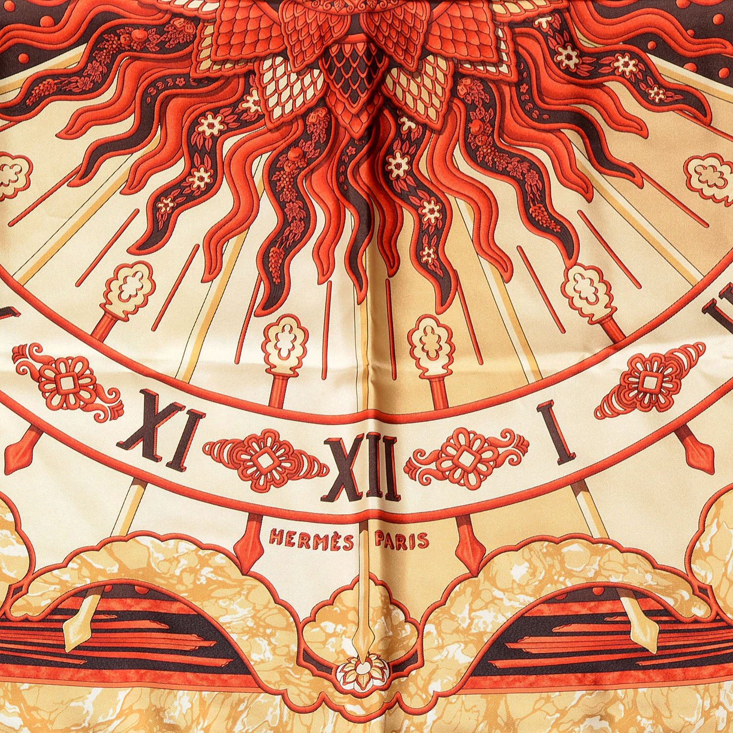 Hermes Silk Gloria Soli Scarf 90 3 of 7