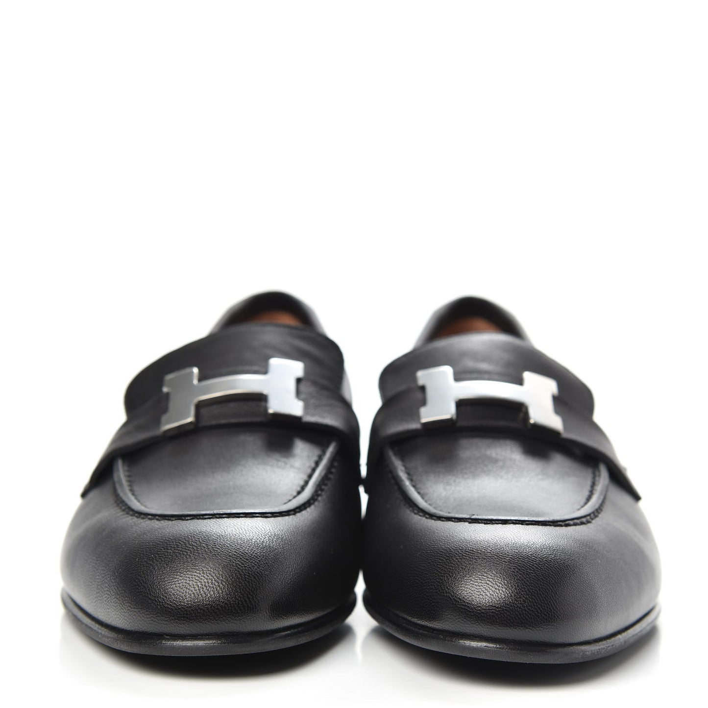 Goatskin Womens Paris Loafers Black 36.5 Black