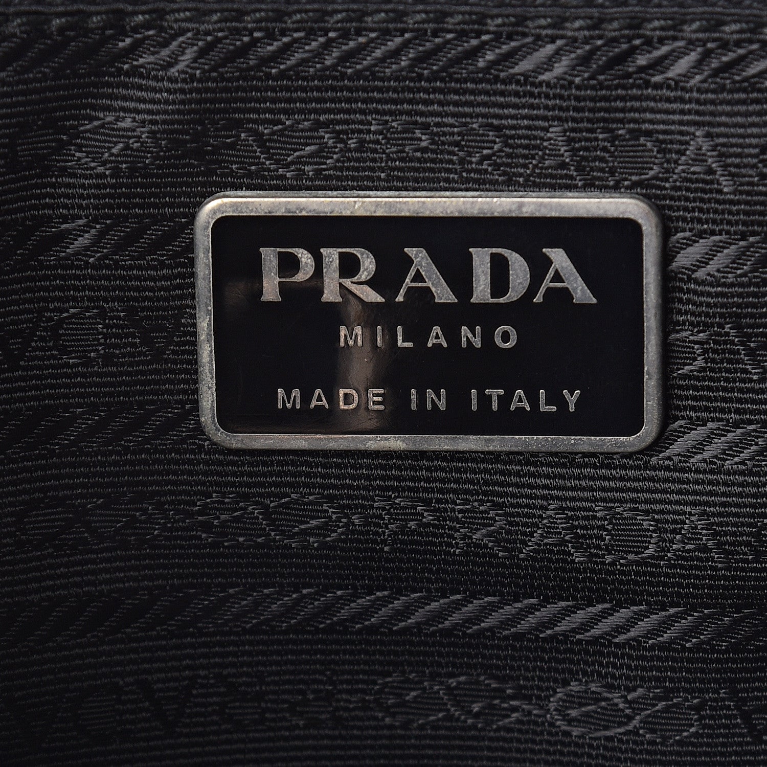 Prada Nylon Vela Medium Cinch Backpack Black 5 of 11
