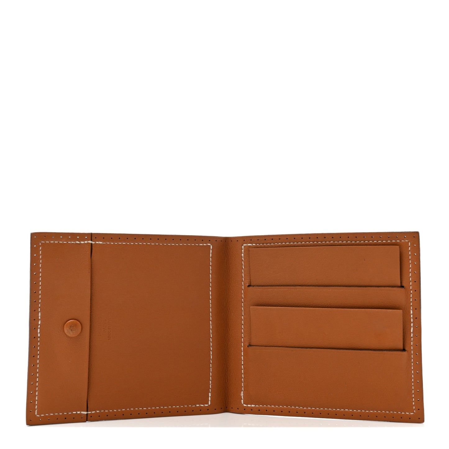 Swift Perforated Billfold Wallet Gold