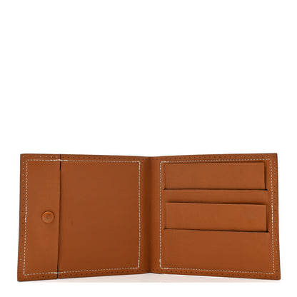 Hermes Swift Perforated Billfold Wallet Gold 5 of 8