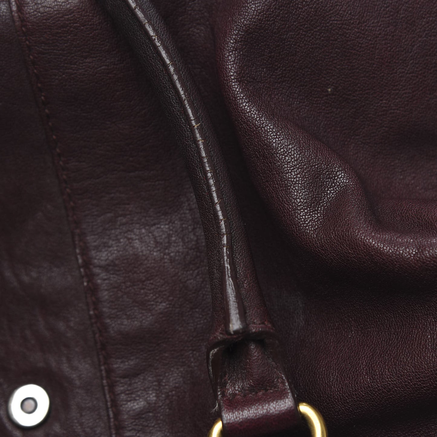 Sheepskin Medium Cabas ChYc Plum