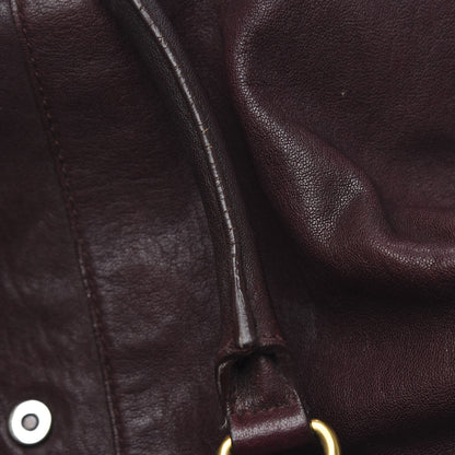 Saint Laurent Sheepskin Medium Cabas ChYc Plum 9 of 20