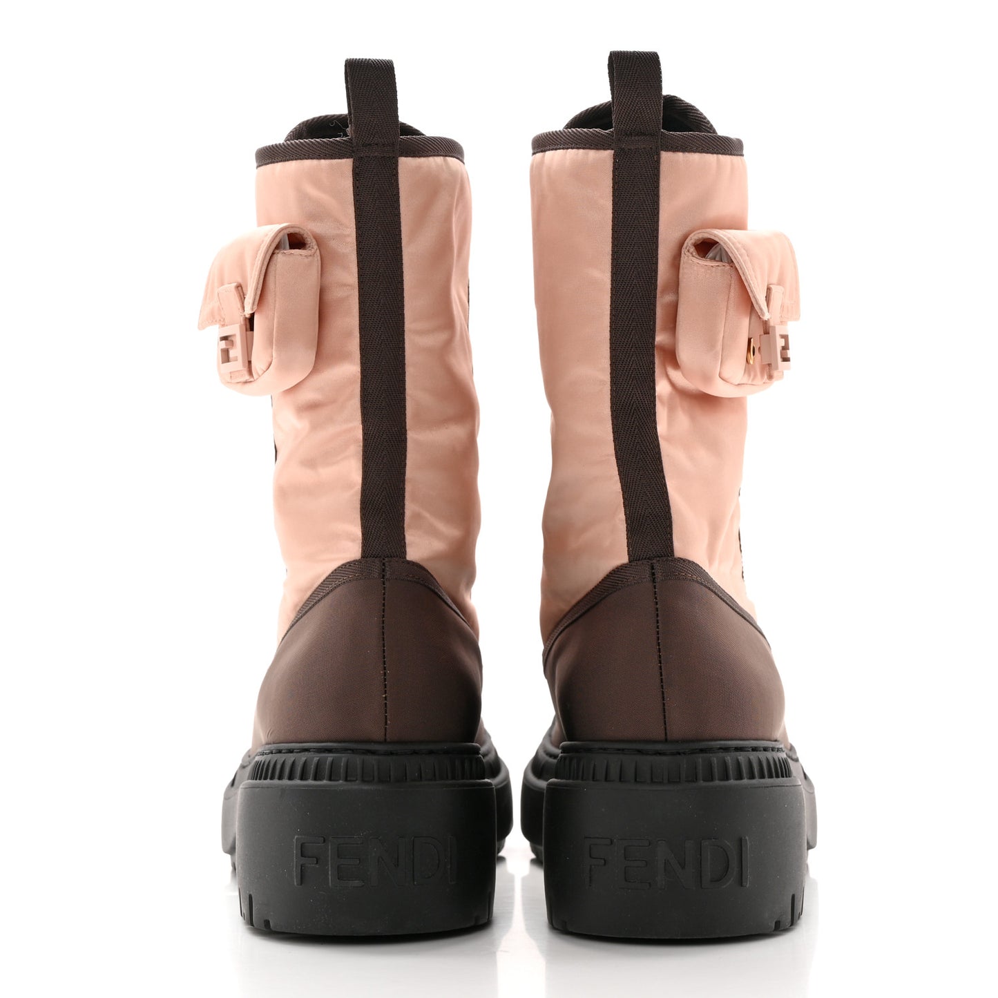 Nylon Baguette Domino 50mm Biker Boots 38 Baby Pink Nolita