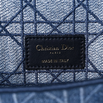 Christian Dior Denim Cannage Small Caro Bag Blue 10 of 12
