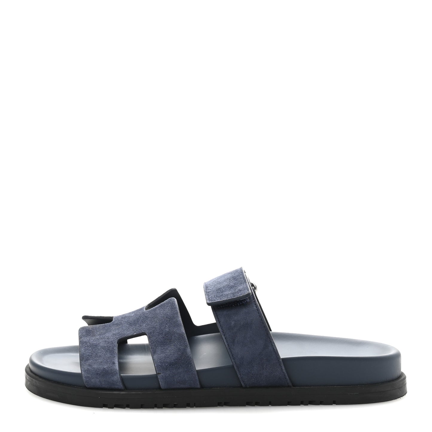 Suede Goatskin Womens Chypre Sandals 38 Bleu Celeste