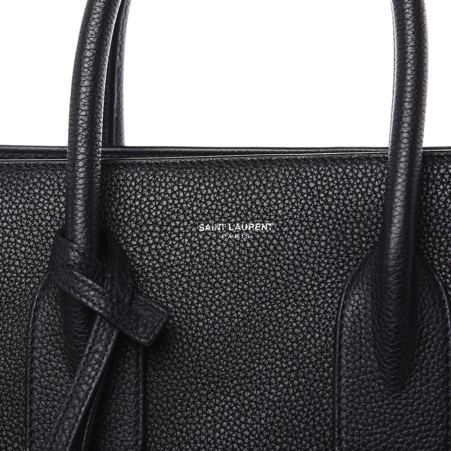 Grained Calfskin Small Supple Sac De Jour Black