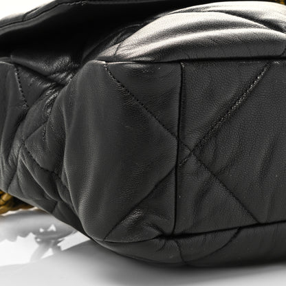 Chanel Lambskin Quilted Large Chanel 19 Flap Black 9 of 12