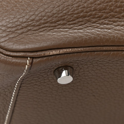 Hermes Taurillon Clemence Lindy 30 Etoupe 16 of 18