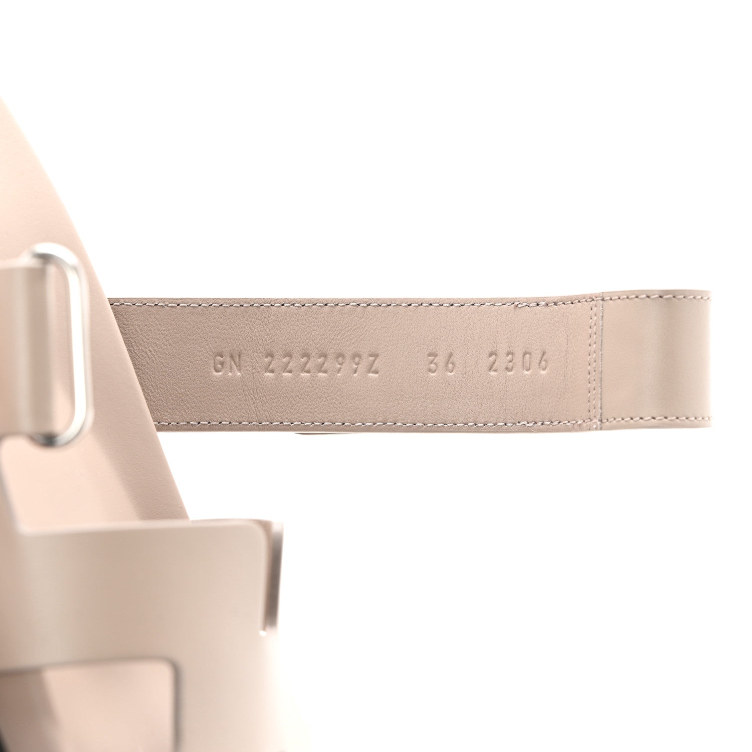 Hermes Calfskin Womens Chypre Sandals 36 Beige Mastic 8 of 9