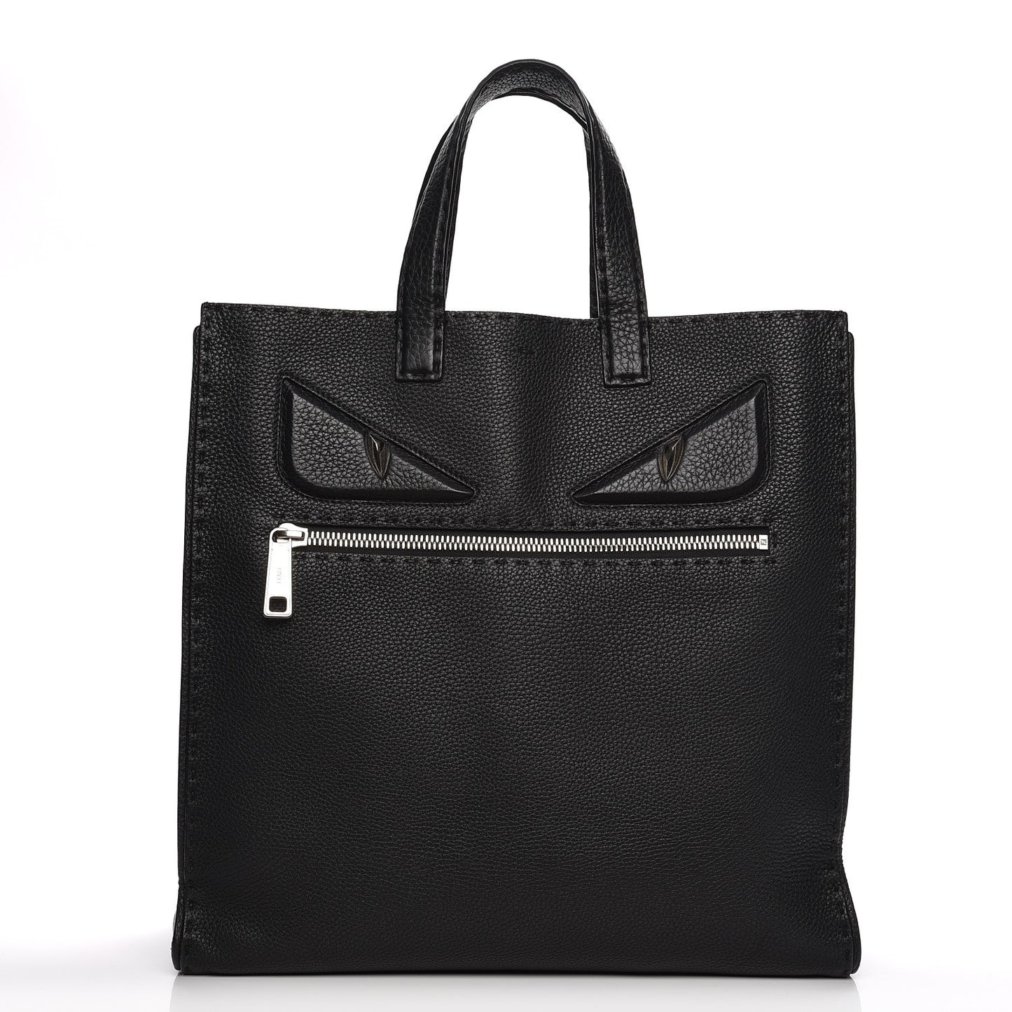 Cuoio Romano Selleria Monster Eyes Tote Black