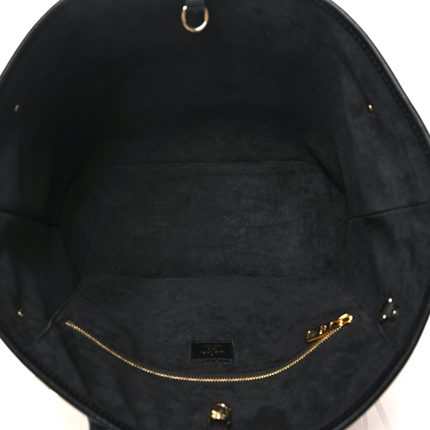 Louis Vuitton Empreinte Monogram Giant Broderies Neverfull MM Cream Black 5 of 10