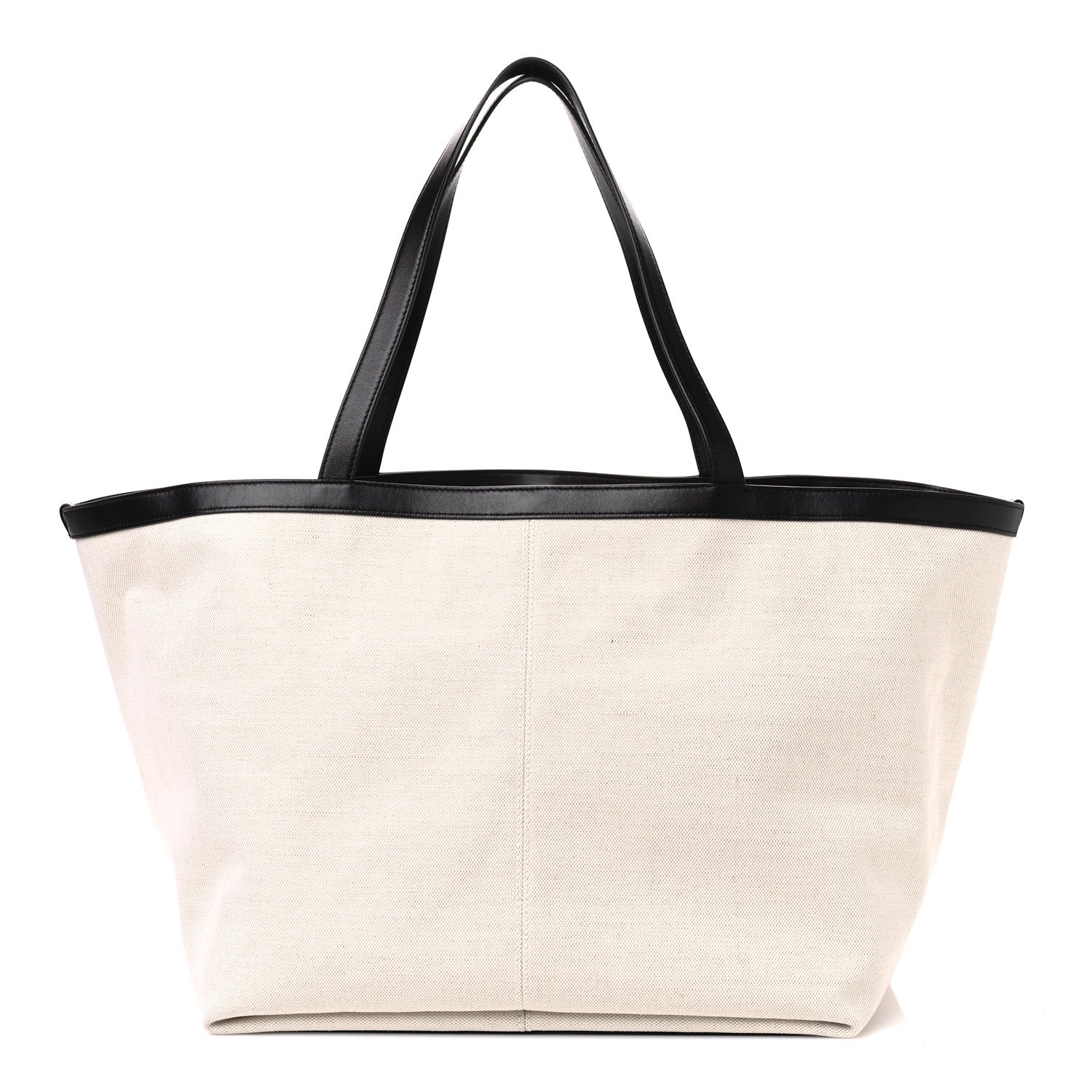 Bottega Veneta Canvas Nappa Intrecciato Large Flip Flap Tote Natural Fondant 1 of 10