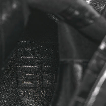 Givenchy Patent Squared Over The Knee Flat Boots 36 Black 9 of 11