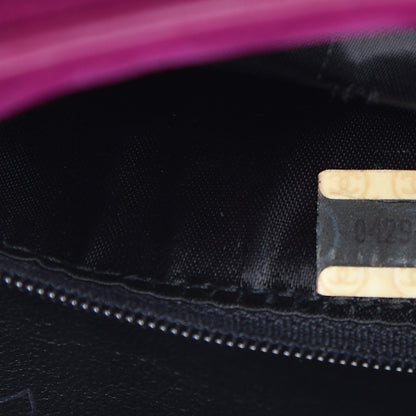 Chanel Suede Quilted CC Camera Crossbody Purple 12 of 13