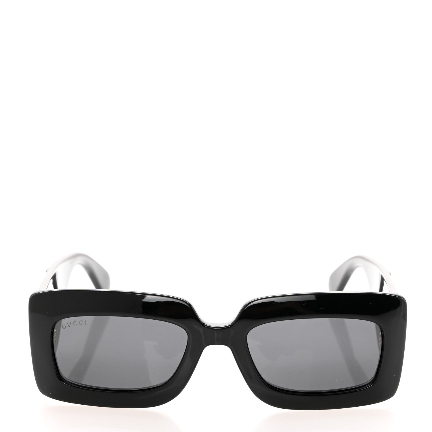 Gucci Acetate Rectangular Sunglasses GG0811S Black 2 of 7