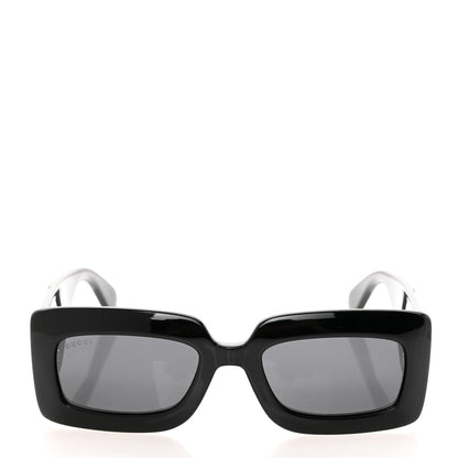 Gucci Acetate Rectangular Sunglasses GG0811S Black 2 of 7