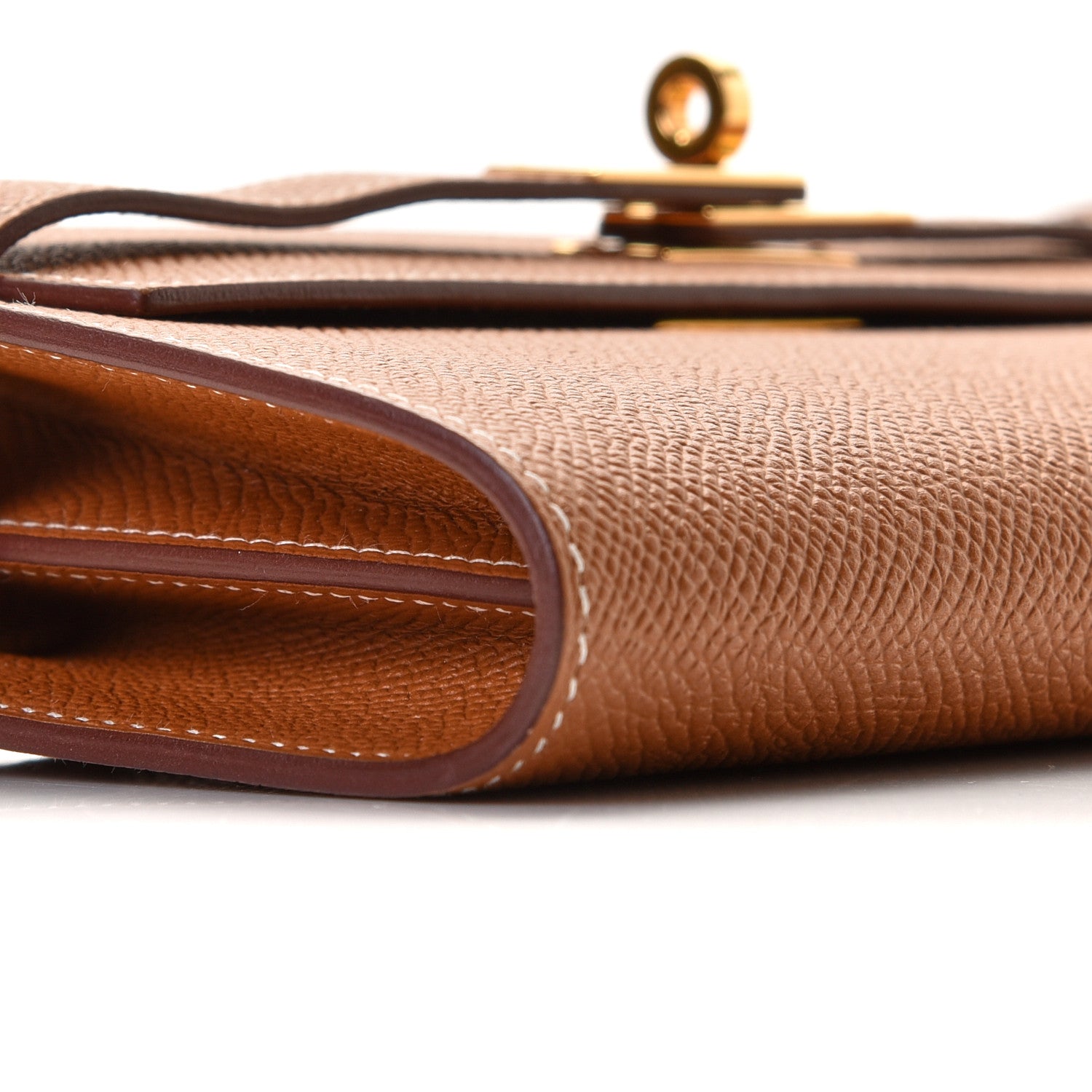 Hermes Epsom Kelly Wallet To Go Gold 5 of 8
