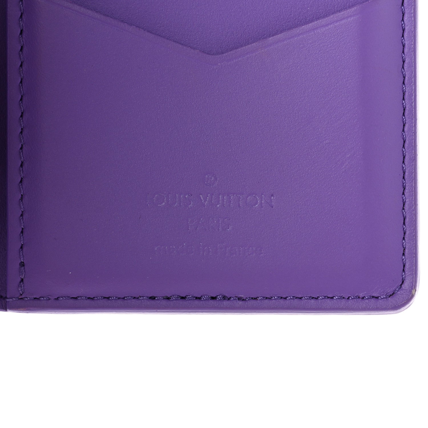 Louis Vuitton Taurillon Monogram Pocket Organizer Violet 6 of 6