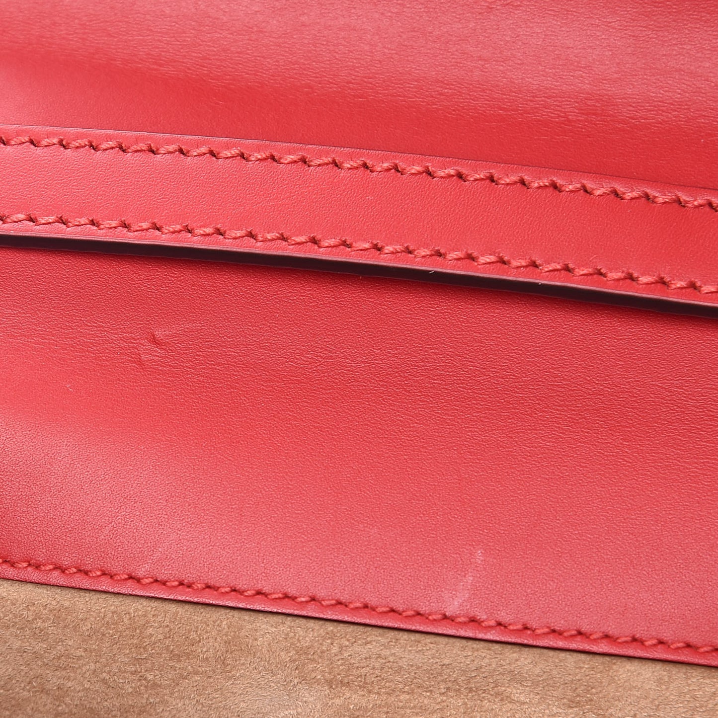 Calfskin Mini Sylvie Top Handle Bag Hibiscus Red