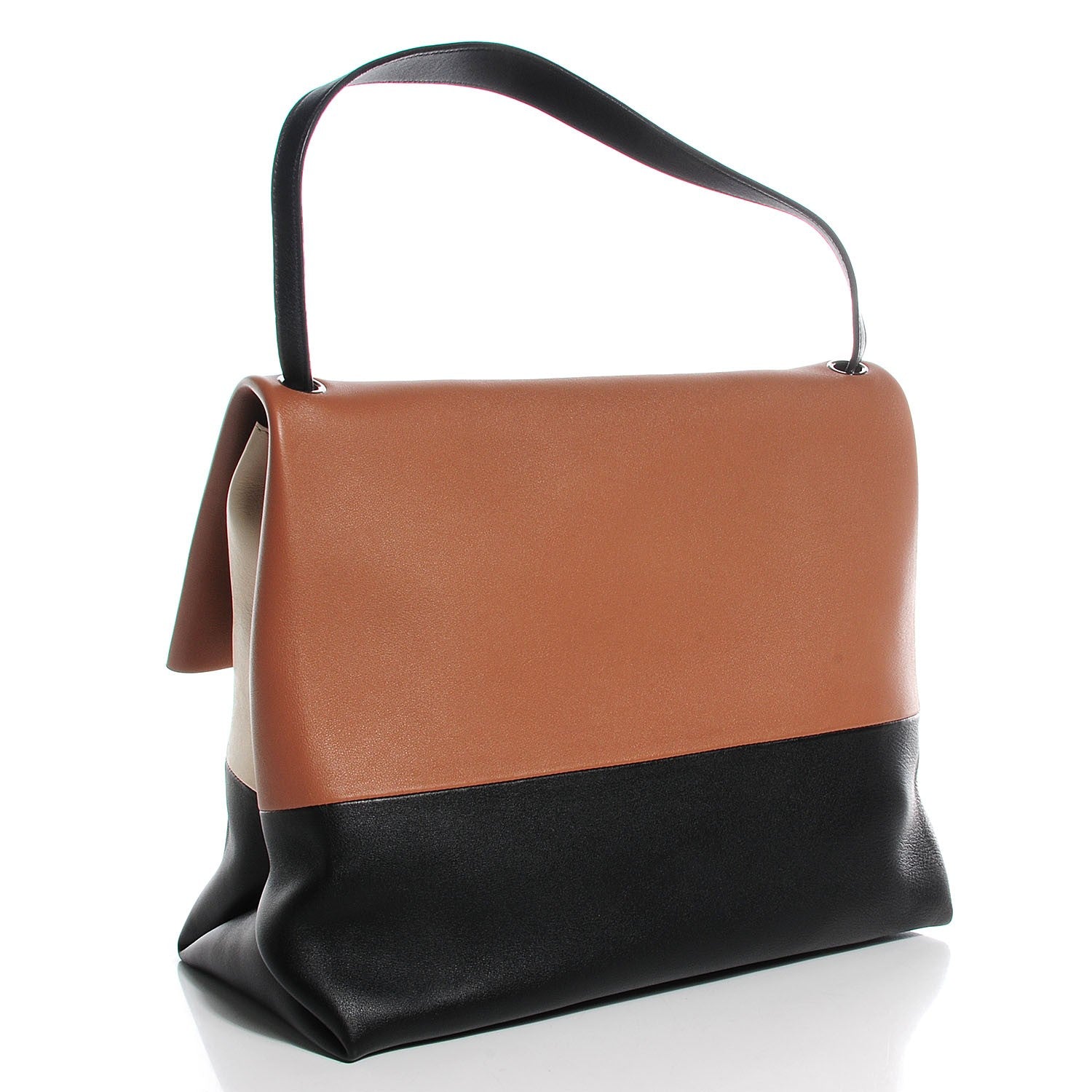 Celine Calfskin All Soft Shoulder Bag Tan 3 of 8