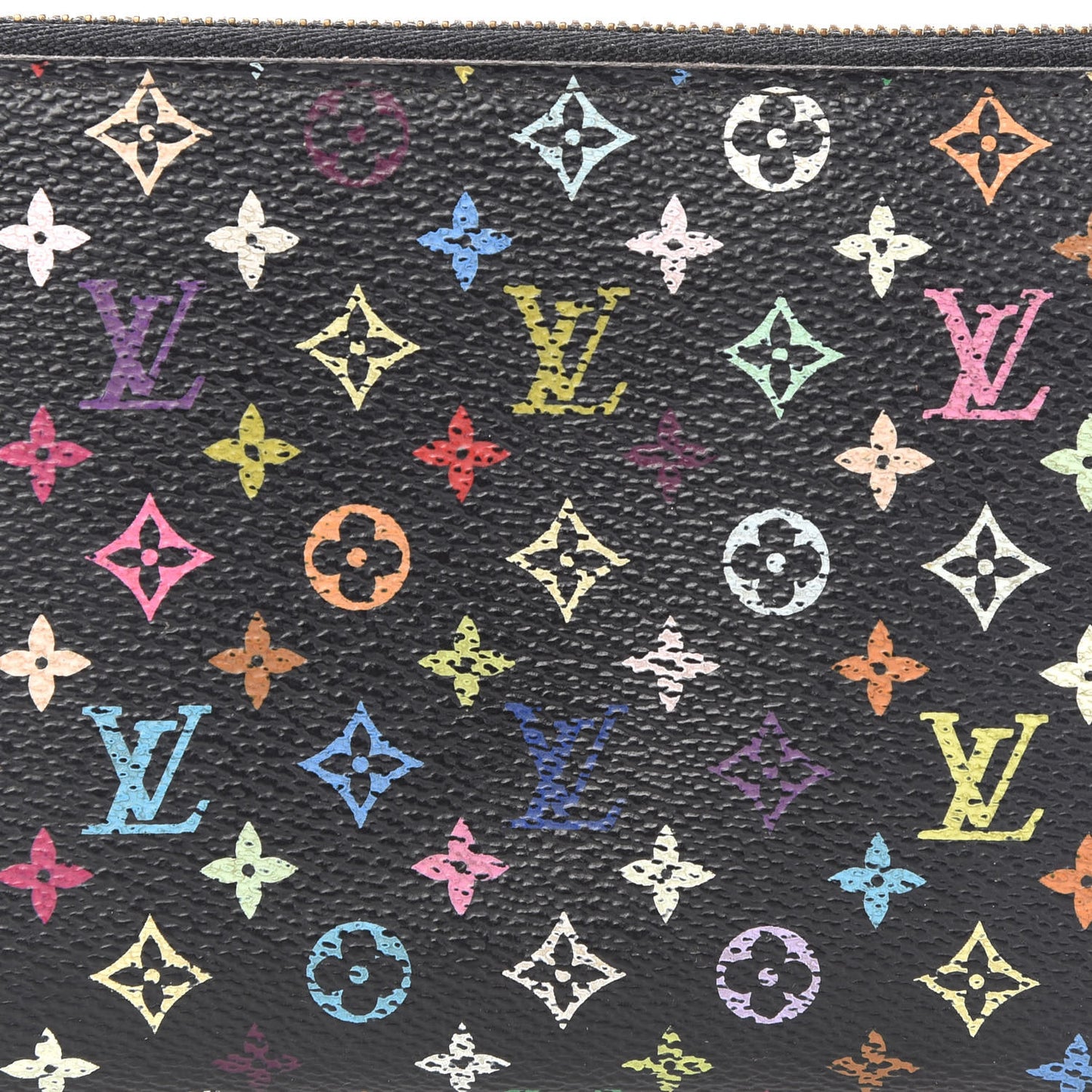 Monogram Multicolor Zippy Wallet Black Grenade