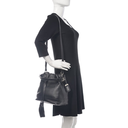 Prada City Calf Sport Bucket Bag Black 10 of 10
