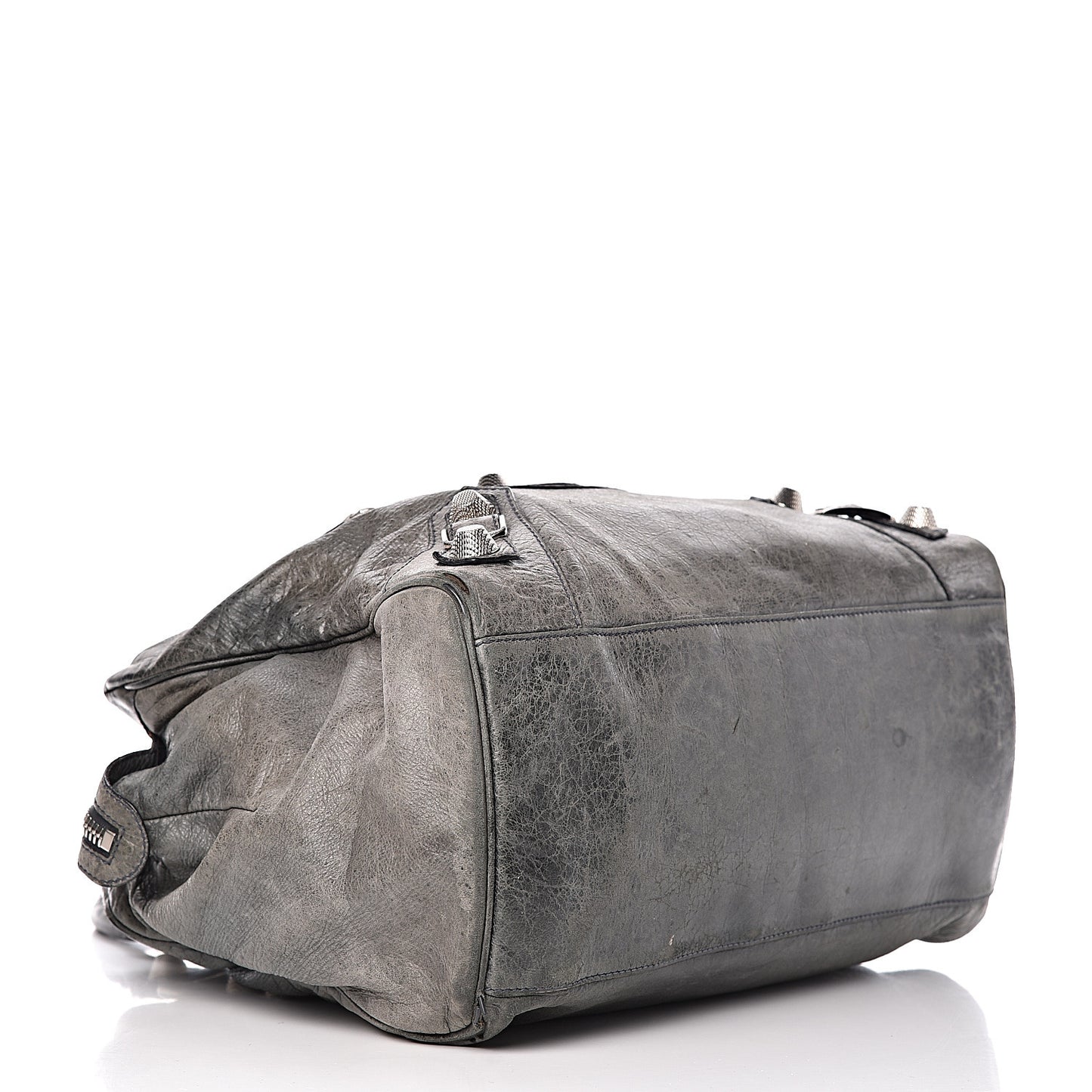 Agneau Giant 21 Silver Hardware Mid Day Grey