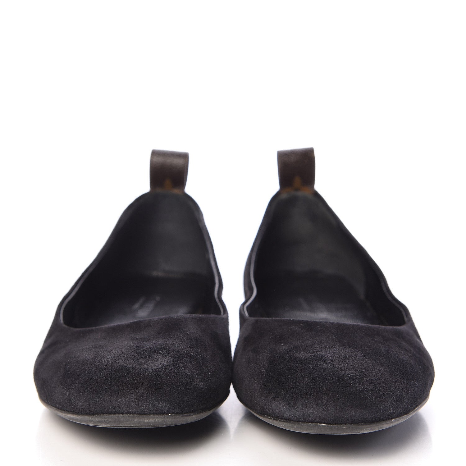 Louis Vuitton Suede Monogram Uniformes Ballet Flats 36 Black 2 of 9