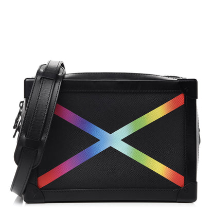 Louis Vuitton Taiga Rainbow Soft Trunk Black 1 of 9