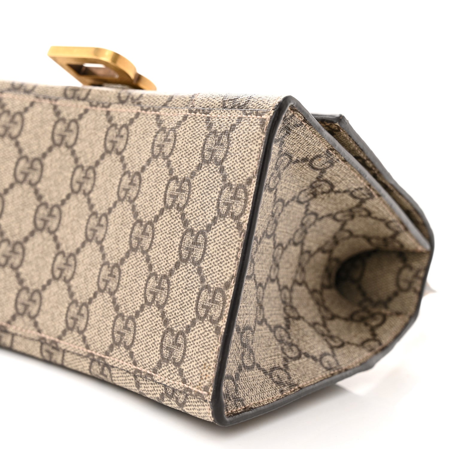 Balenciaga X GUCCI GG Supreme Monogram Small Hourglass Top Handle Bag Beige Ebony 10 of 10