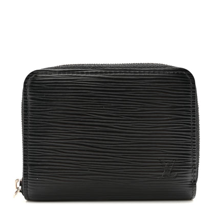 Louis Vuitton Epi Zippy Coin Purse Black 1 of 7