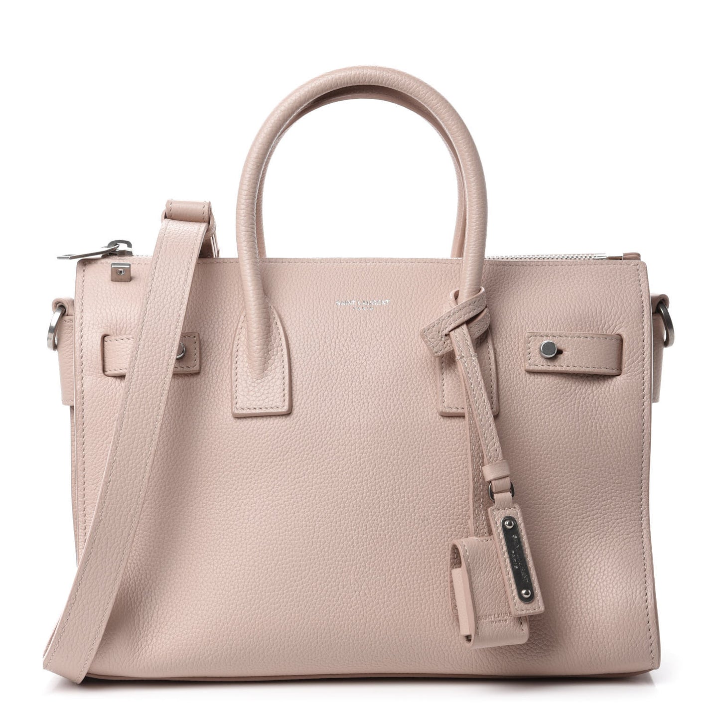 Grained Calfskin Baby Sac De Jour Souple Marble Pink