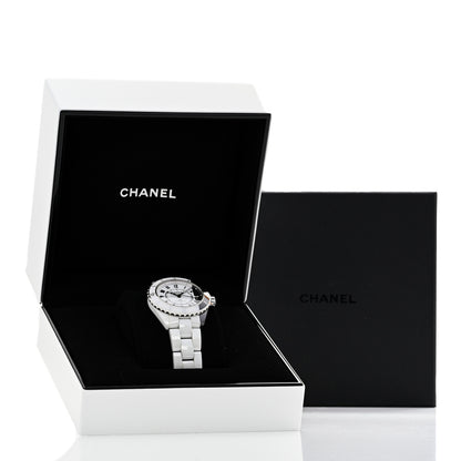 Chanel Stainless Steel Ceramic 38mm J12 Paradoxe Automatic Watch White 5 of 5