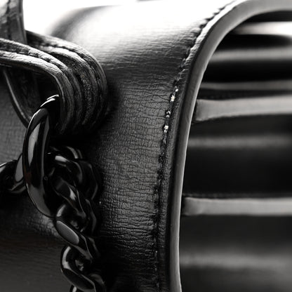 Saint Laurent Calfskin Medium Monogram Monochrome Sunset Black 13 of 13